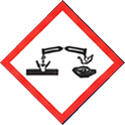 Piktogram GHS05 — działanie żrące